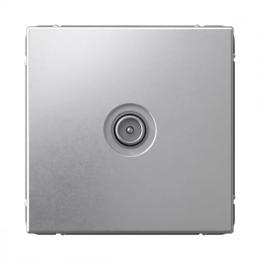 GAL000391 ТВ-розетка оконечная (алюминий) Systeme Electric GAL000391