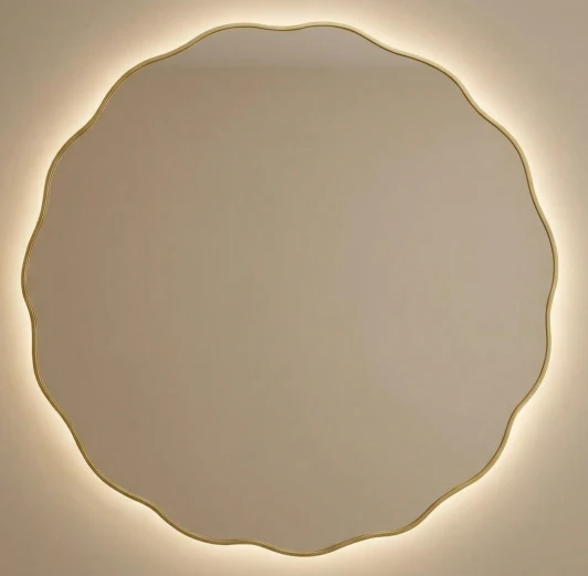 SM192LGL Fancy M LED Gold Зеркало в раме с подсветкой Art-Zerkalo SM192LGL 13922