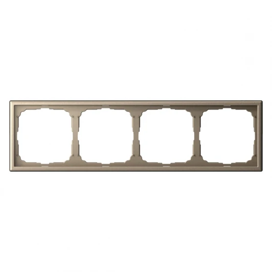 GAL000504 Рамка на 4 поста (шампань) Systeme Electric GAL000504