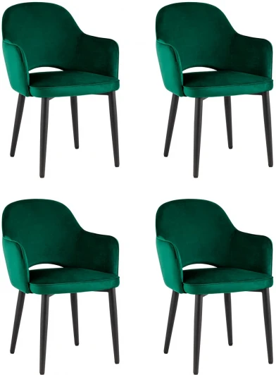 УТ000037345 Стул Венера велюр изумрудный 4 шт Stool Group (арт.УТ000037345)