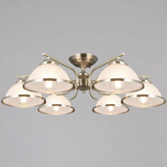 IL0891-6CSQ-26 AB ELITE Потолочная люстра на штанге ILLUMICO IL0891-6CSQ-26 AB ELITE