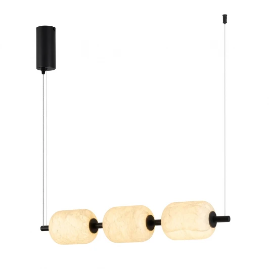 056885 Подвесной светильник SP-CARAMELA-HANG-L720-12W Warm2700 (BK, 360 deg, 230V) (Arlight, IP20, Натуральный шелк) 056885