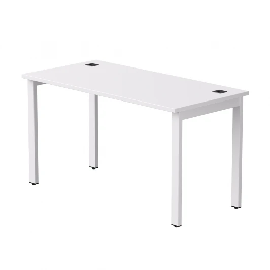 254S007W39003 Стол прямой Everprof EVO (ЭВО) на металлокаркасе 1380х670х755 мм Белый/Белый 254S007W39003