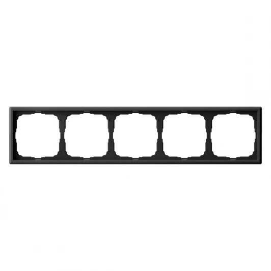 GAL001005 Рамка на 5 постов (карбон) Systeme Electric GAL001005