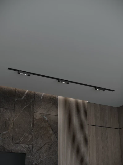 HSBL_kompl_S009_VI2B4K Трековая система в сборе однофазная встраиваемая 220V 30W Hesby Lighting Skylite №9 HSBL_kompl_S009_VI2B4K
