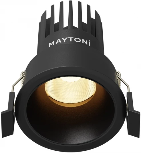 DL115-10W-2.7K-B Встраиваемый светильник Maytoni Dip DL115-10W-2.7K-B (LED, 220V, круглые)