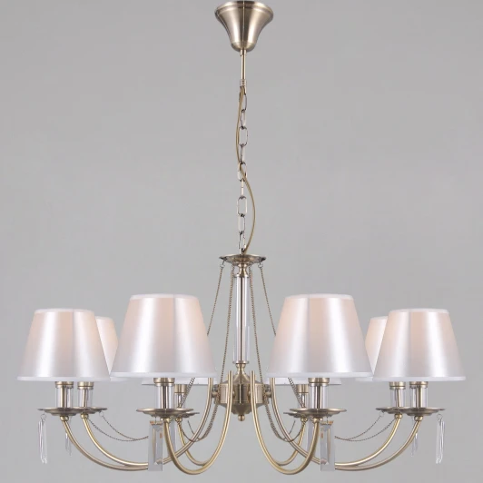 IL9466-8PSQ-26 AB ELITE Подвесная люстра ILLUMICO IL9466-8PSQ-26 AB ELITE