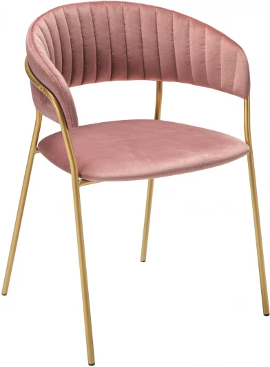 41015118h_Pink_gold Стул Portman розовый Gold R-Home арт.41015118h_Pink_gold