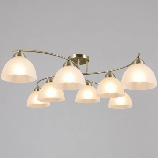 IL0909-8CSQ-26 AB ELITE Потолочная люстра на штанге ILLUMICO IL0909-8CSQ-26 AB ELITE