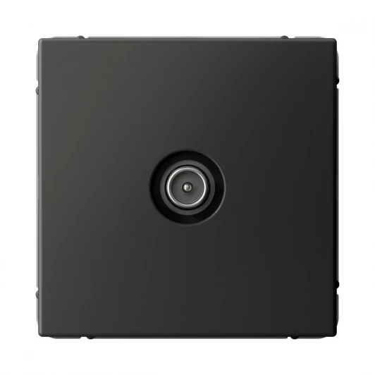 GAL001492 ТВ-розетка проходная (базальт) Systeme Electric GAL001492