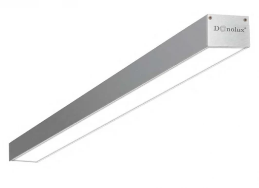 DL18506C200WW60 Светильник профильный накладной светодиодный Donolux, серебро, 57.6W, 4320lm, 3000K, IP20, 200см, односторонний