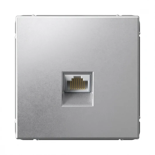 GAL000383 Розетка Ethernet RJ-45 (алюминий) Systeme Electric GAL000383