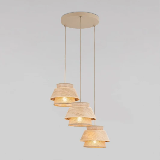 11808 Подвесной светильник бежевый TK Lighting Kalum 11808