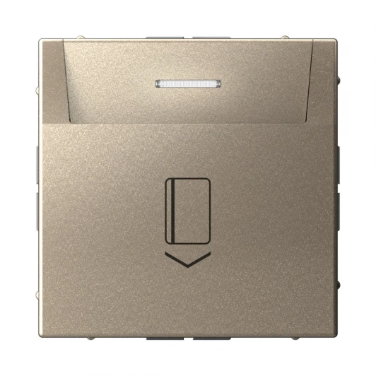 GAL000514S Выключатель карточный (шампань) Systeme Electric GAL000514S