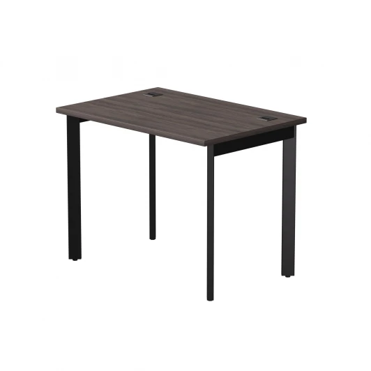 254S001DK9005 Стол прямой Everprof EVO (ЭВО) на металлокаркасе 980х670х755 мм опоры 45гр Дуб Пасадена/Черный 254S001DK9005