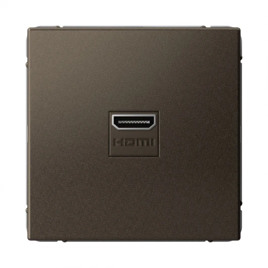 GAL000680 Розетка HDMI (мокко) Systeme Electric GAL000680