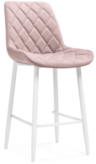 517169 Полубарный стул Woodville Баодин К Б/К розовый / белый 517169