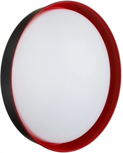 7710/DL Настенно-потолочный светильник Sonex Tuna Red 7710/DL пластик/белый/красный LED 48Вт 4000К D400 IP43