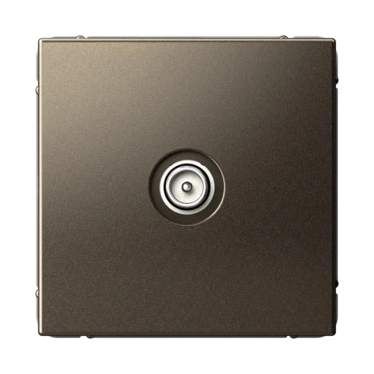 GAL000692 ТВ-розетка проходная (мокко) Systeme Electric GAL000692