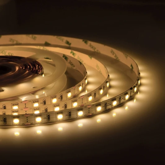 00-16 Светодиодная лента 12В СТ 14,4Вт/м SMD5050 60д/м IP20 700Лм/м ширина подложки 10мм, 5м 3000К Apeyron 00-16