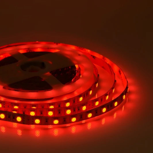 00-310 Светодиодная лента 24В 14,4Вт/м SMD5050 60д/м IP20 подложка 10мм, 5м RGB Apeyron 00-310