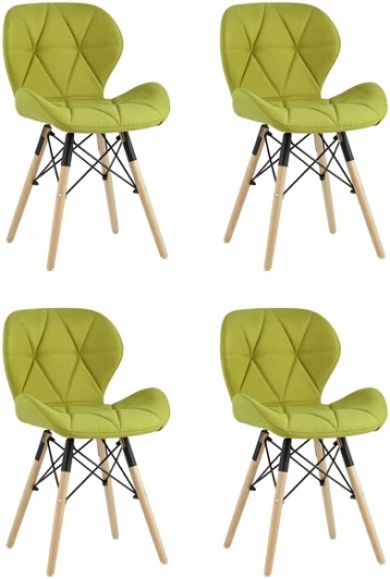 УТ000035721 Стул Бон рогожка оливковый 4 шт. Stool Group (арт.УТ000035721)