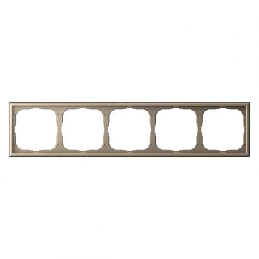 GAL000505 Рамка на 5 постов (шампань) Systeme Electric GAL000505