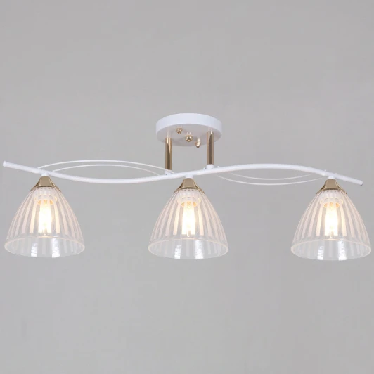 73460-0.3-03 WH+FG Потолочная люстра на штанге Reluce 73460-0.3-03 WH+FG