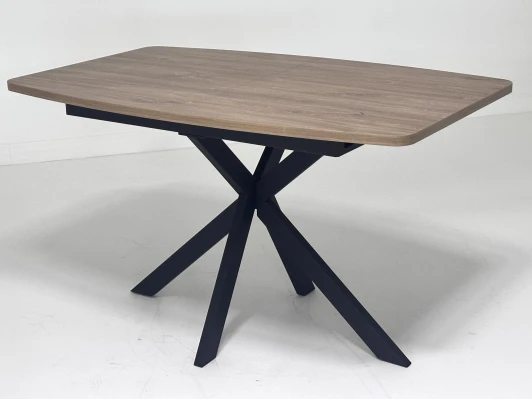 462M06144 Стол АРКАНЗАС (ARKANSAS) 130 Бетон Портленд / Черный M-City 64785