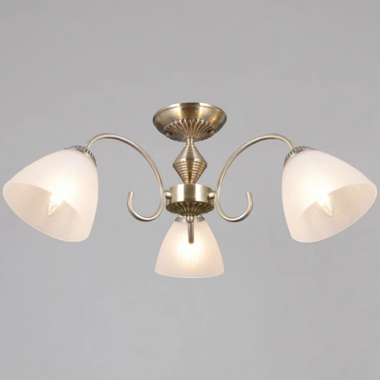 IL0897-3CSQ-26 AB ELITE Потолочная люстра на штанге ILLUMICO IL0897-3CSQ-26 AB ELITE