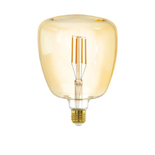 12595 Лампочка LED филаментная диммируемая прозрачная/желтая конус E27 4W Eglo Lm_led_e27 12595