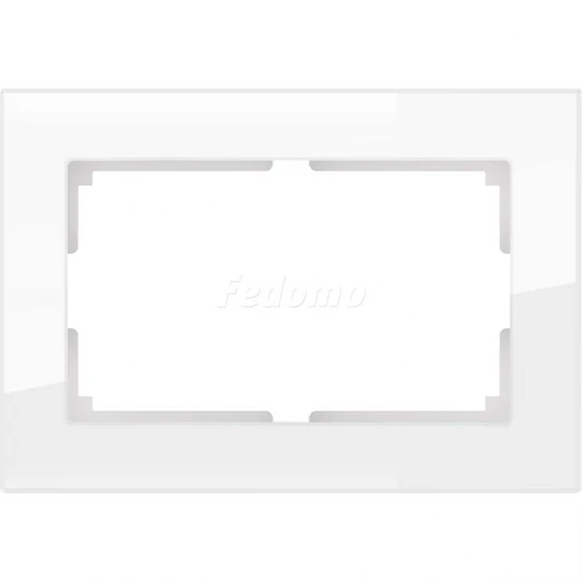WL01-Frame-01-DBL Рамка для двойной розетки Werkel Favorit, белый