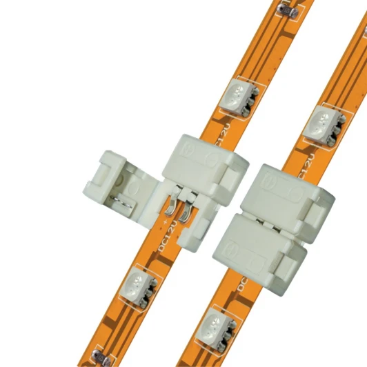 UTC-L-2/B20-NNN WHITE 020 POLYBAG Клемма соединительная для светодиодных лент 5050, 2 контакта, набор 20 штук Uniel UTC-L-2/B20-NNN WHITE 020 POLYBAG