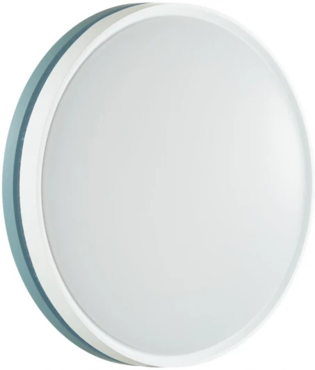7669/DL Настенно-потолочный светильник Sonex Nohava Blue 7669/DL пластик/белый/голубой LED 48Вт 4000К D415 IP43 (220V, круглые)