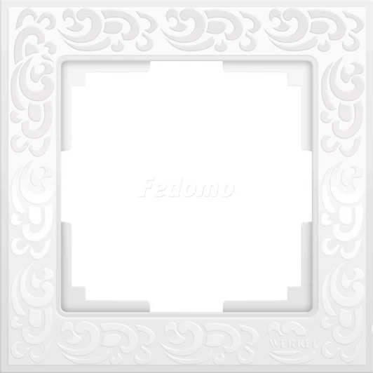 WL05-Frame-01-white Рамка на 1 пост Werkel Flock, белый