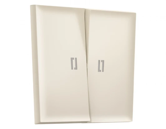 SP3240 Лицевая панель SIGMA (Бежевый матовый) для 2-клавишных выключателей с подсветкой Ambrella Volt QUANT PRO SP3240