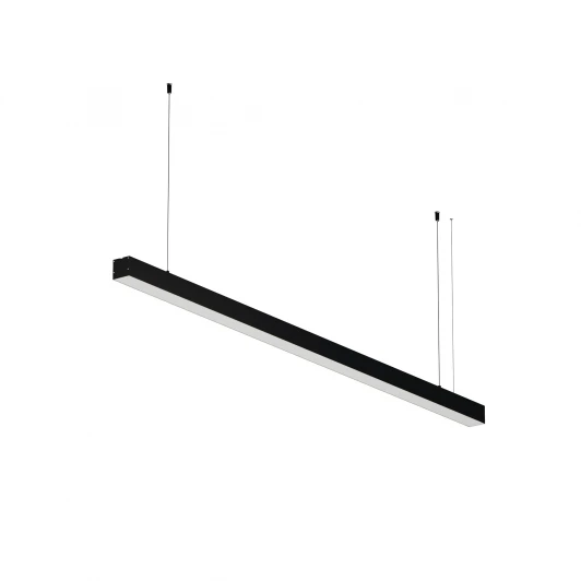 LL312029 Подвесной светильник линейный светодиодный Maytoni Technical LL312029 3000K 50x50 черный 1,5 м