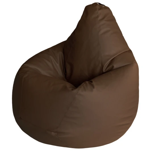 5011311 Кресло мешок Dreambag Груша Коричневая ЭкоКожа (L, Классический) 5011311