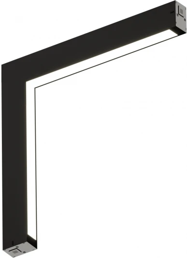 DK8015-BK Трековый угловой светильник светодиодный однофазный 220V Denkirs Smart Linear DK8015-BK