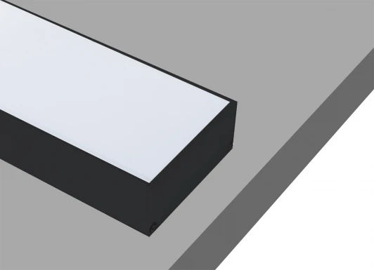 DL18513Black Алюминиевый профиль для светодиодной ленты Donolux DL18513Black