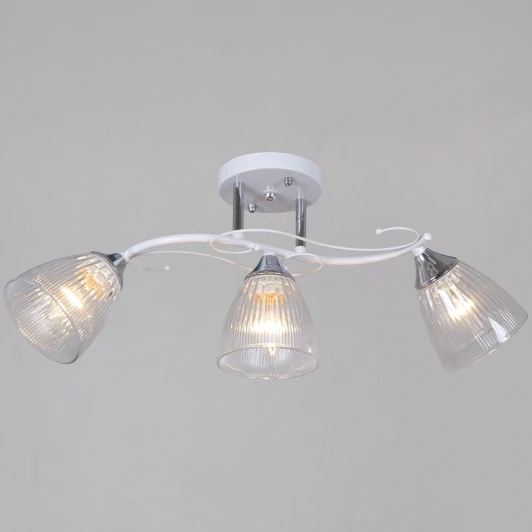 55560-0.3-03 WH+CR Потолочная люстра на штанге Reluce 55560-0.3-03 WH+CR