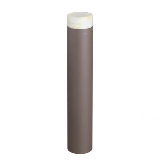 7190/10GL Уличный наземный светильник Odeon Light Candela 7190/10GL белый/коричневый/алюминий/искусственный алебастр/металл IP65 LED 6W 2700K 220-240V
