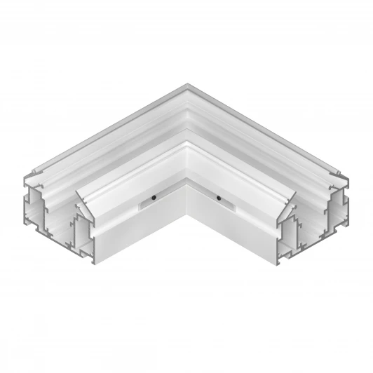509406 Соединитель для трека UNO под гарпун горизонтальный угловой Lightstar Uno Pro 509406