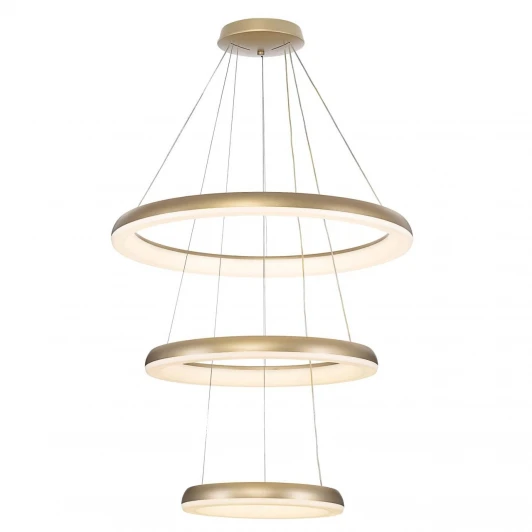 CL730A152S Подвесная люстра светодиодный Юпитер Смарт Citilux CL730A152S Золото