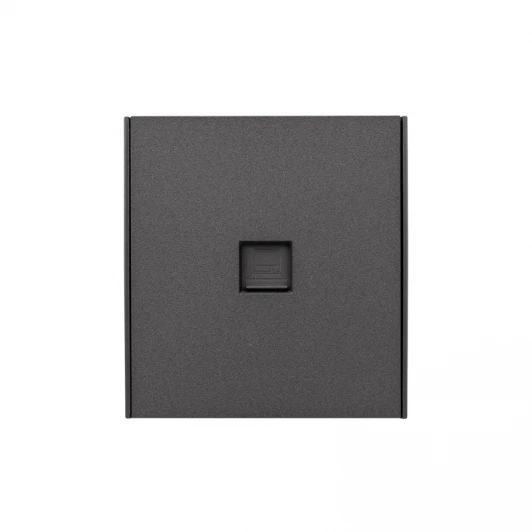 KR-78-0724-6 Розетка компьютерная RJ45 кат6 с/у графит Kranz Strong KR-78-0724-6