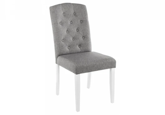 11025 Обеденный стул Woodville Menson white / fabric pebble 11025