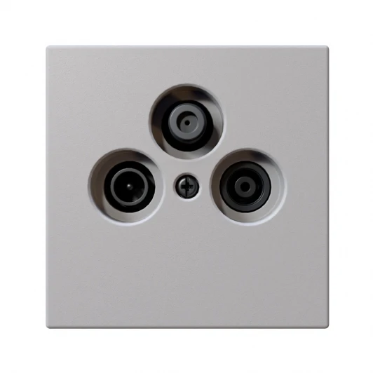 FD6206PWM Розетка оконечная TV+SAT + акустическая (белый матовый) Jasmart FD FD6206PWM