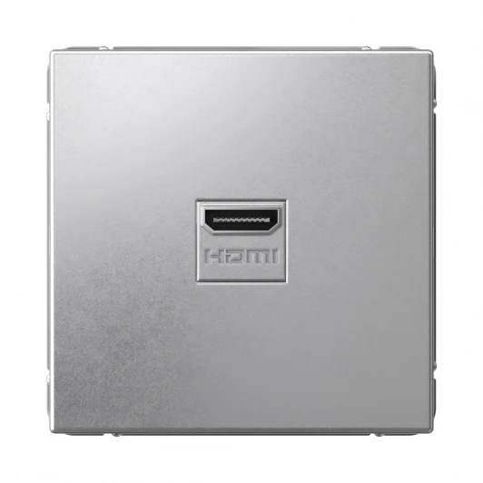GAL000380 Розетка HDMI (алюминий) Systeme Electric GAL000380