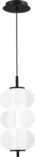 SL6121.403.01 Подвесной светильник ST Luce Talisman SL6121.403.01 Черный/Белый LED 1*9W 3000K