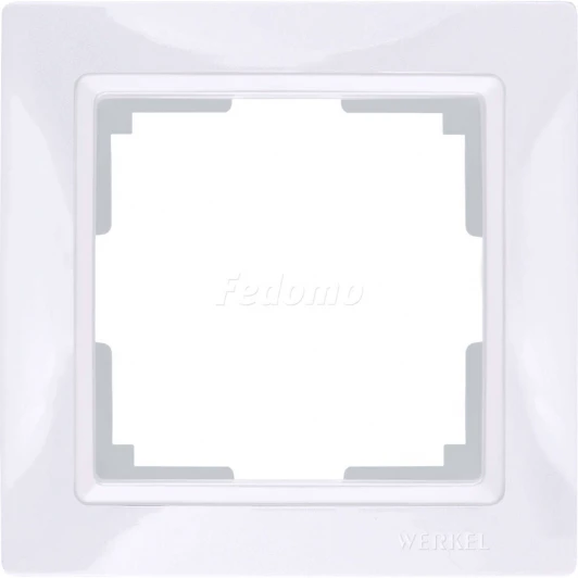 WL03-Frame-01 Рамка на 1 пост Werkel Snabb Basic, белый
